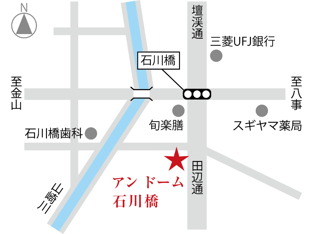 アンドーム地図